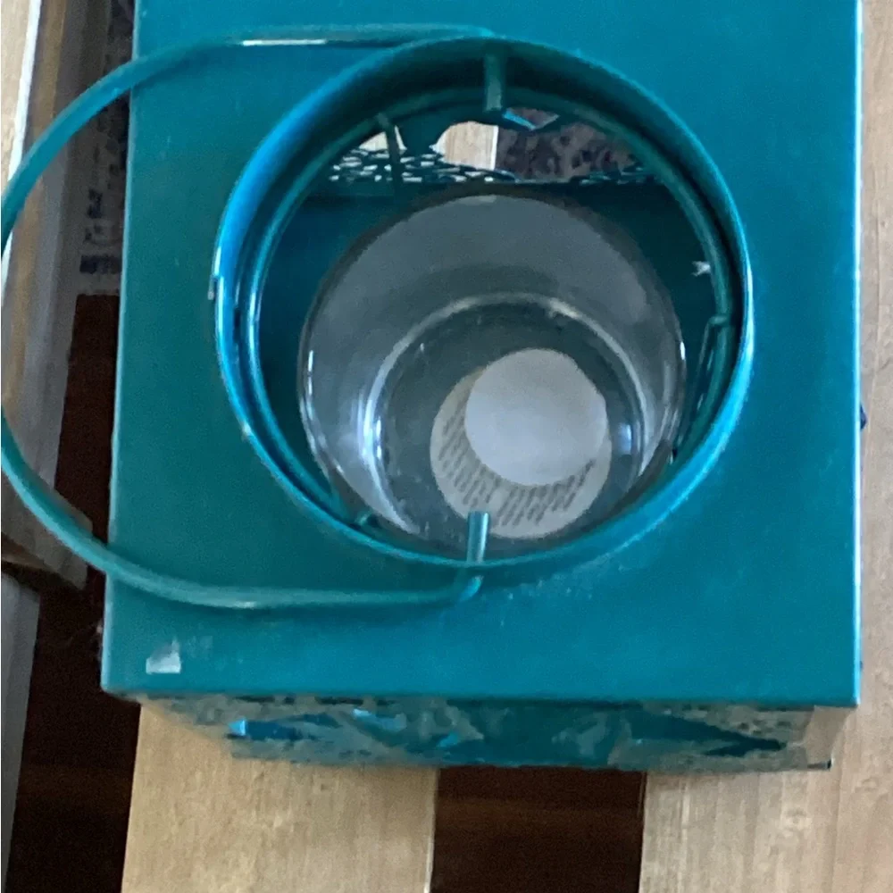 Pier 1 Teal Starfish Decorative Lantern Perfect for Beach House Decor